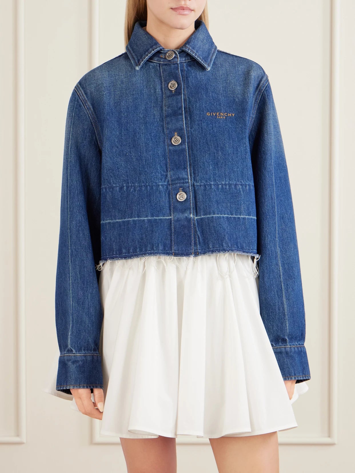 Raw Edge Denim Jacket