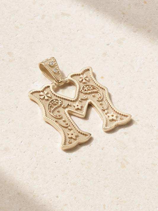 14-karat Gold Diamond Pendant
