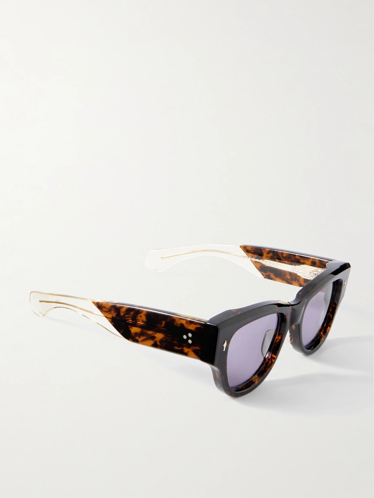 Chelsea Square-frame Tortoiseshell Acetate Sunglasses