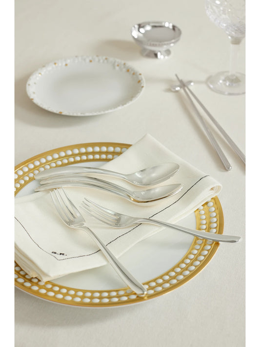 Image of Tableware. Product name - Mood Asia 24-piece Silver-plated Cutlery Set in Multi colour by brand - Christofle