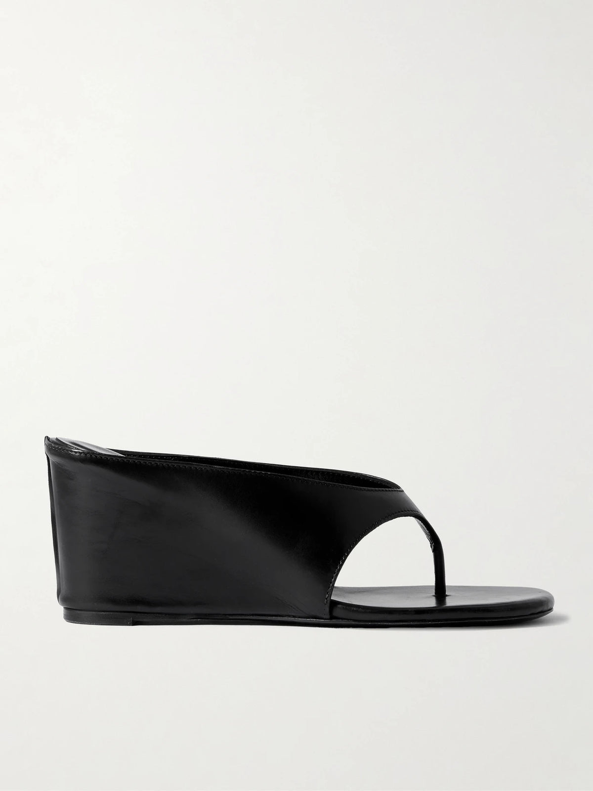 Yaga Leather Wedge Sandals