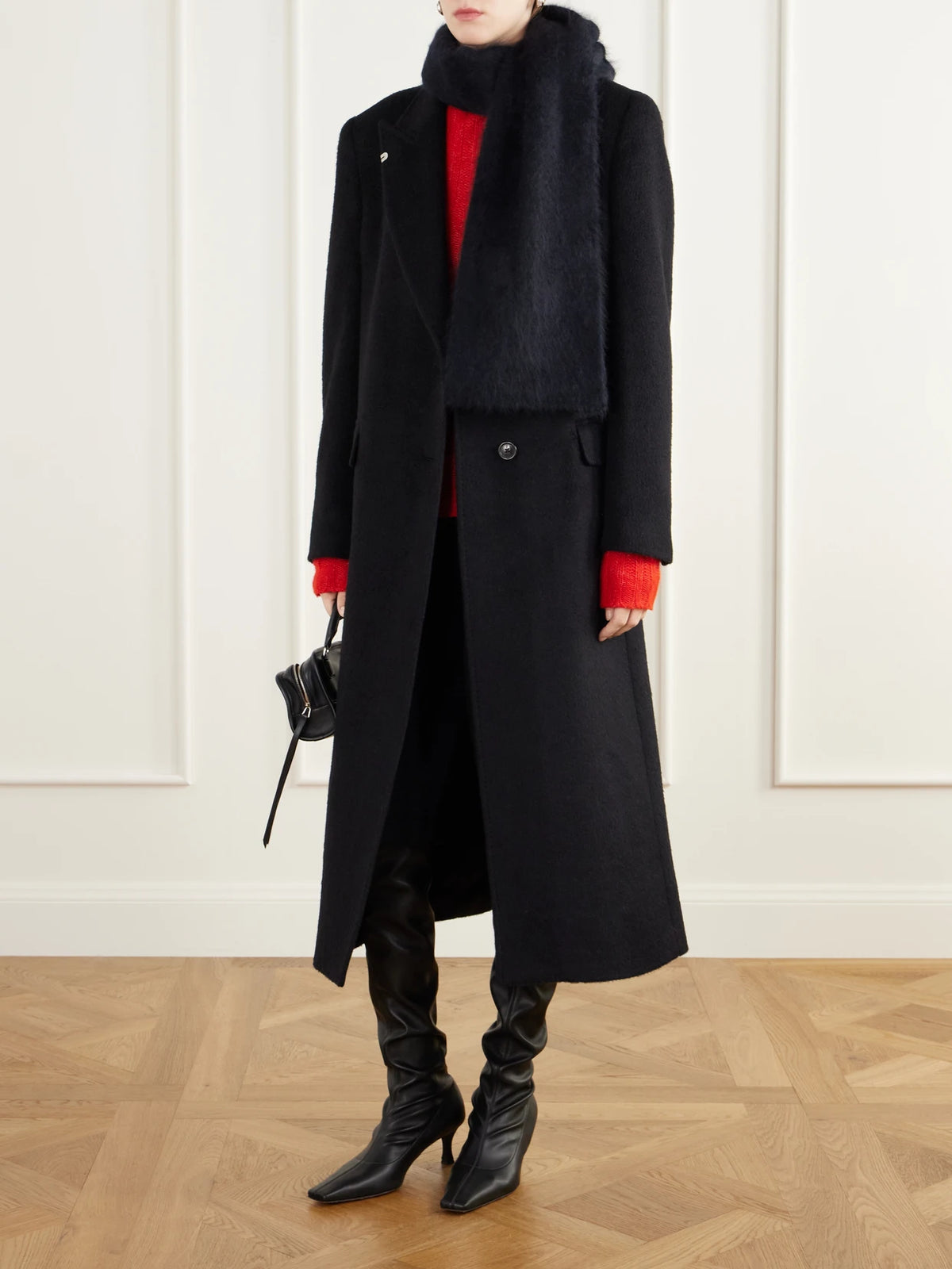 LISA YANG Enoa Brushed Cashmere Scarf