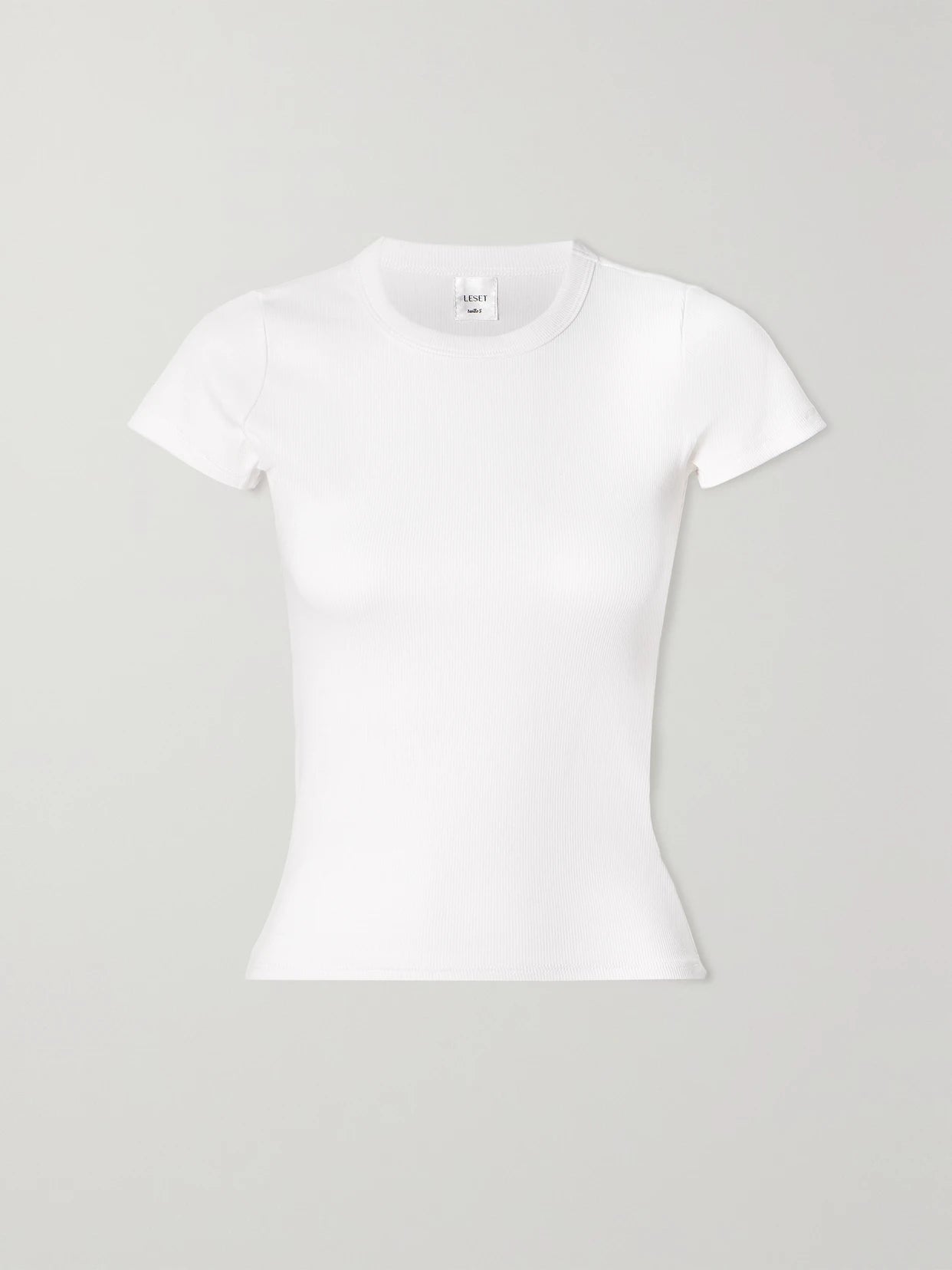 Kelly Ribbed Stretch-cotton Jersey T-shirt