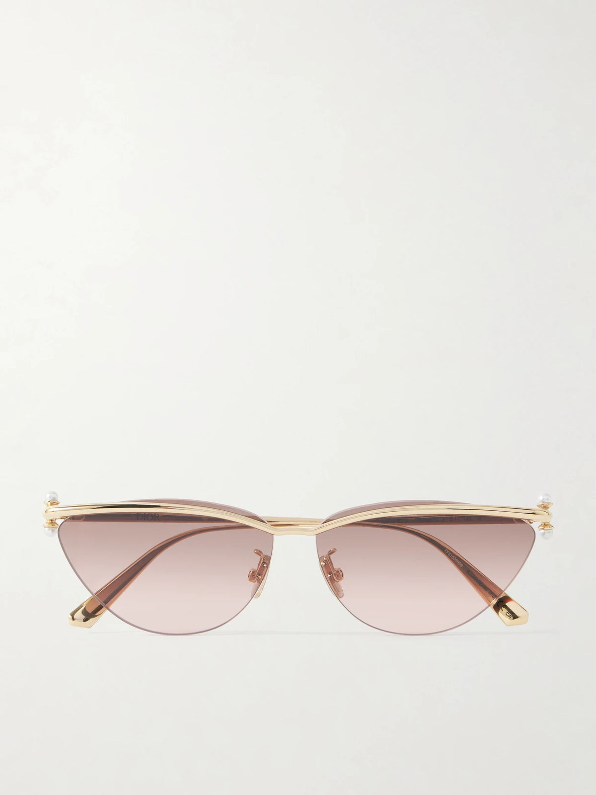 Diortribales B2u Cat-eye Gold-tone Sunglasses