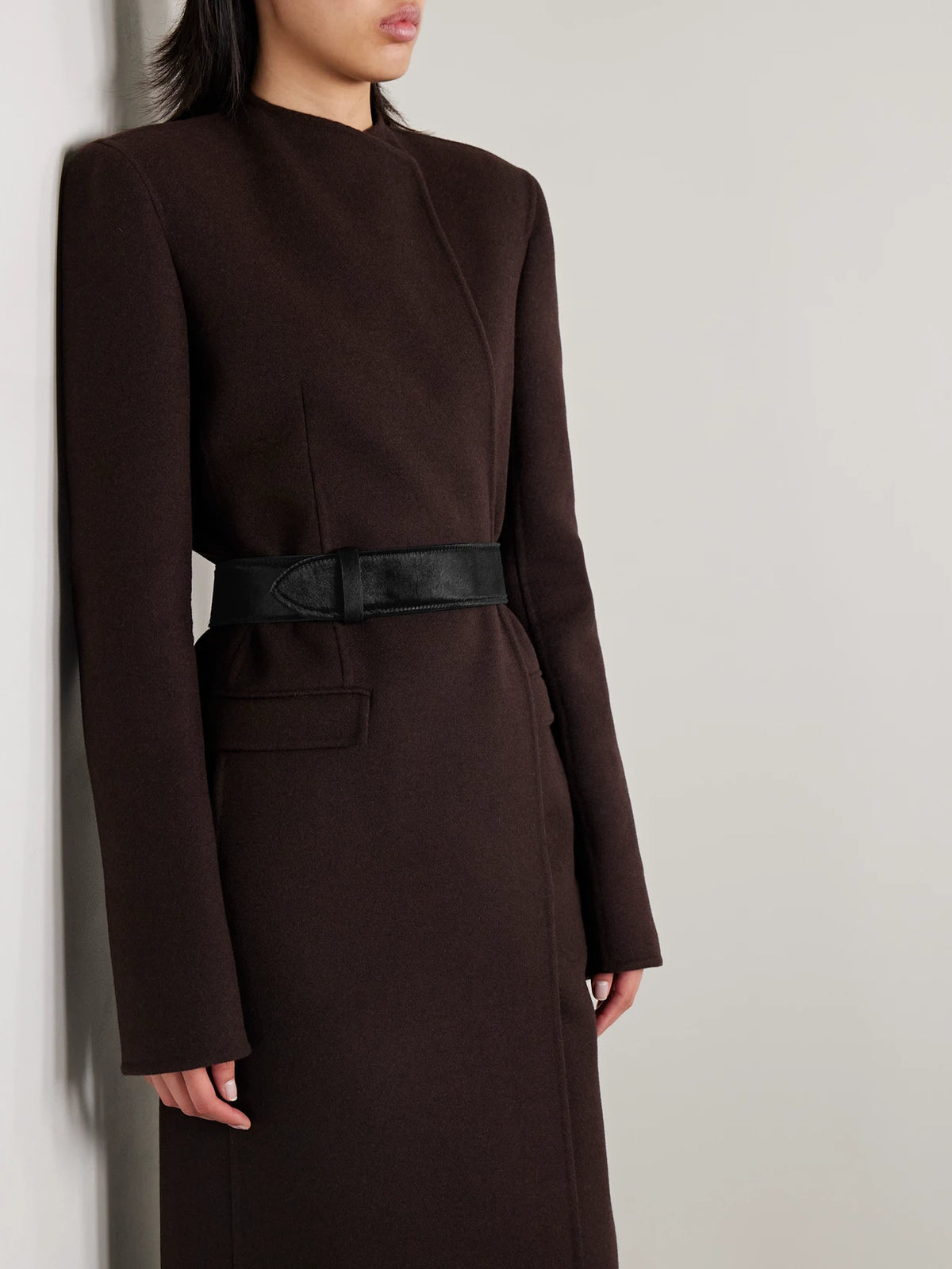 Theo Calf Hair Waist Belt