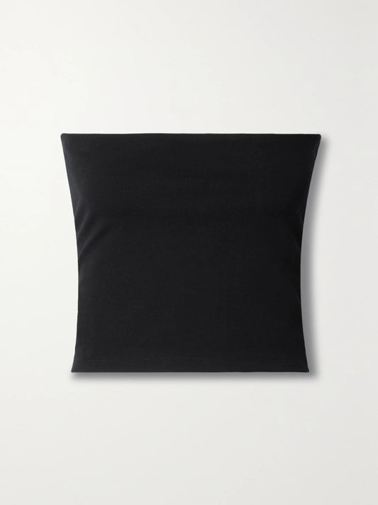 Rio Strapless Cropped Stretch-ponte Top