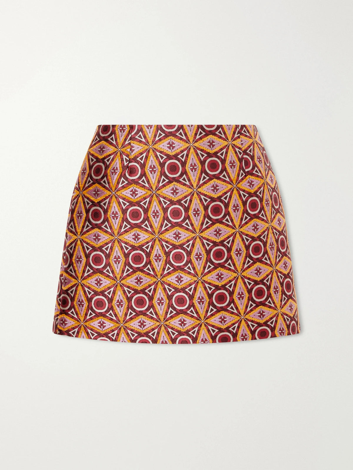 La DoubleJ Mini Baia Jacquard-twill Mini Skirt