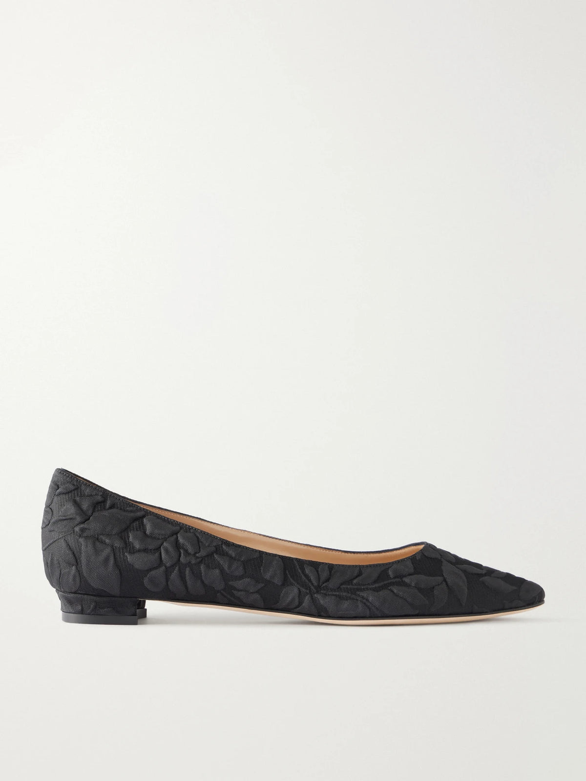+ Emilia Wickstead Jacquard Point-toe Flats