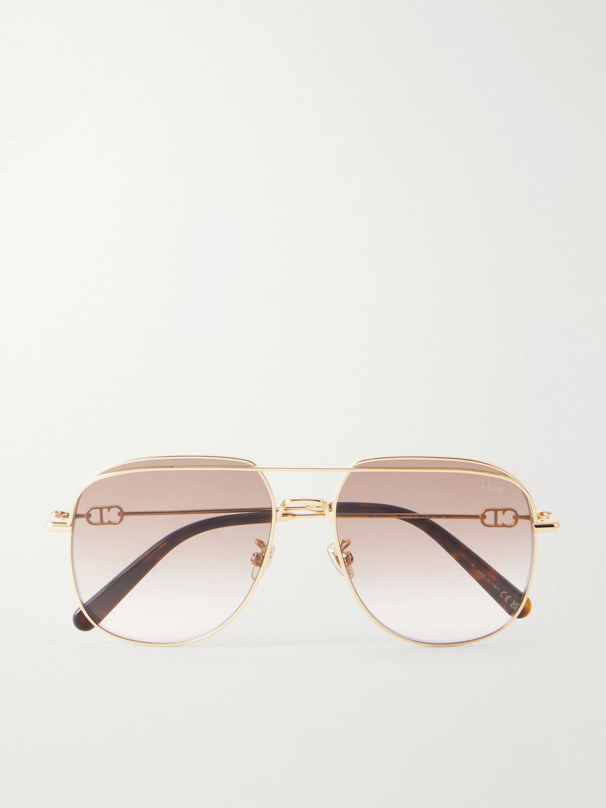 DIOR Eyewear Petit Cd A1u Square-frame Gold-tone Sunglasses