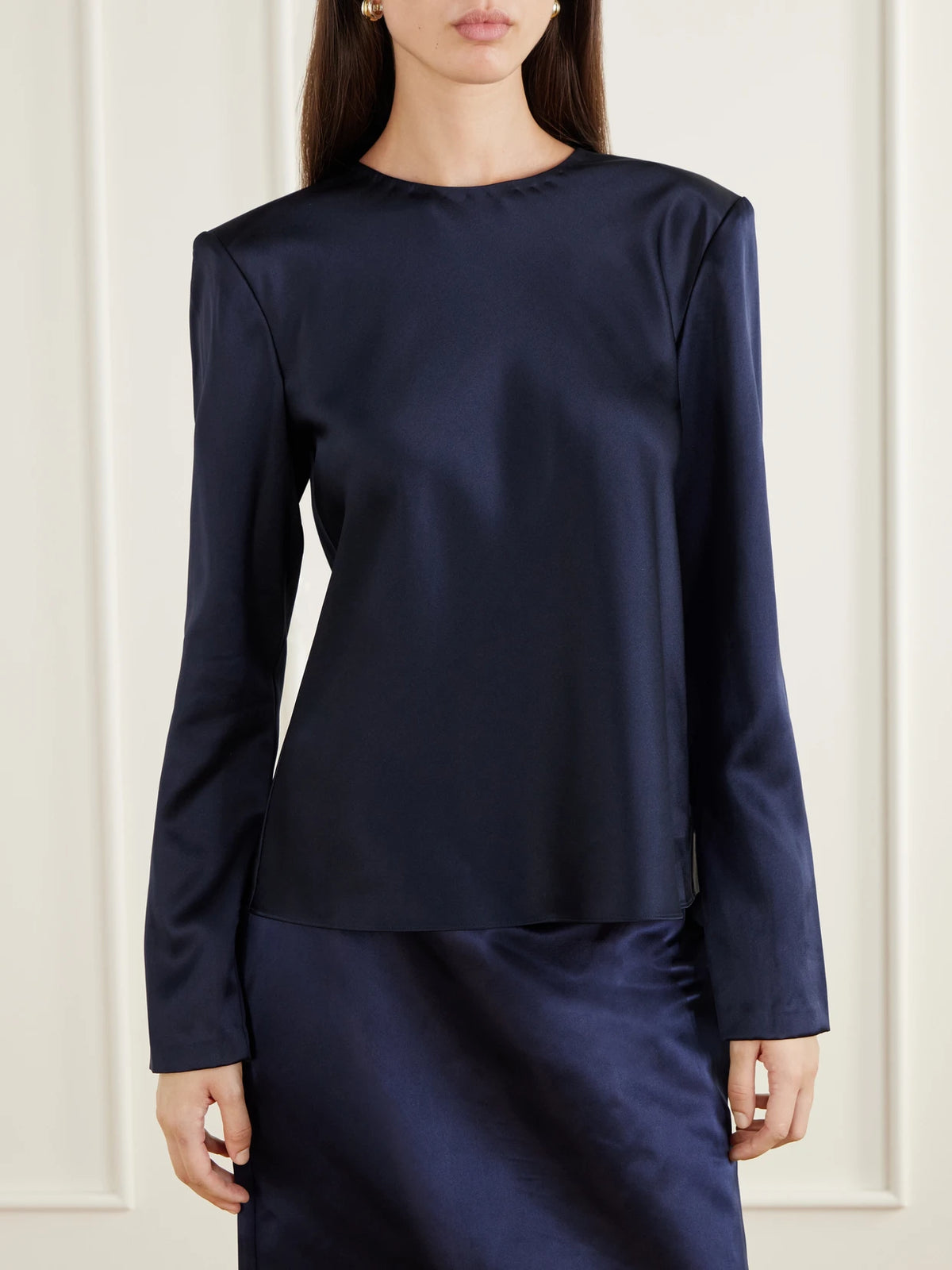 Heirlome Ruth Silk-satin Blouse