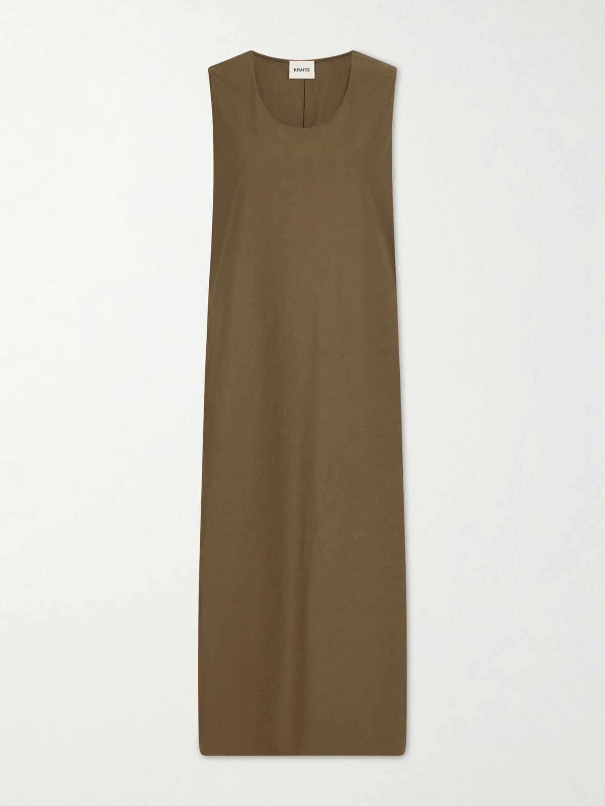 KHAITE Regi Organic Cotton Midi Dress