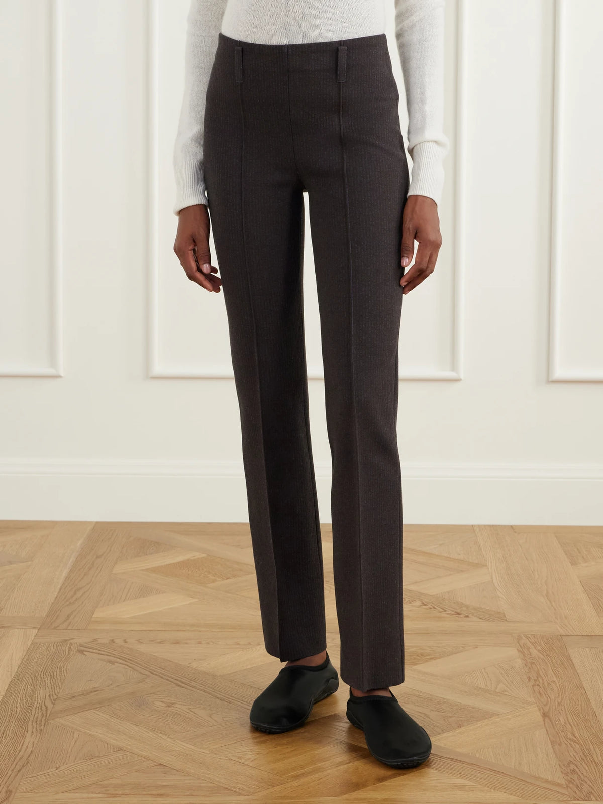 HIGH SPORT Luke Ribbed Cotton-blend Straight-leg Pants
