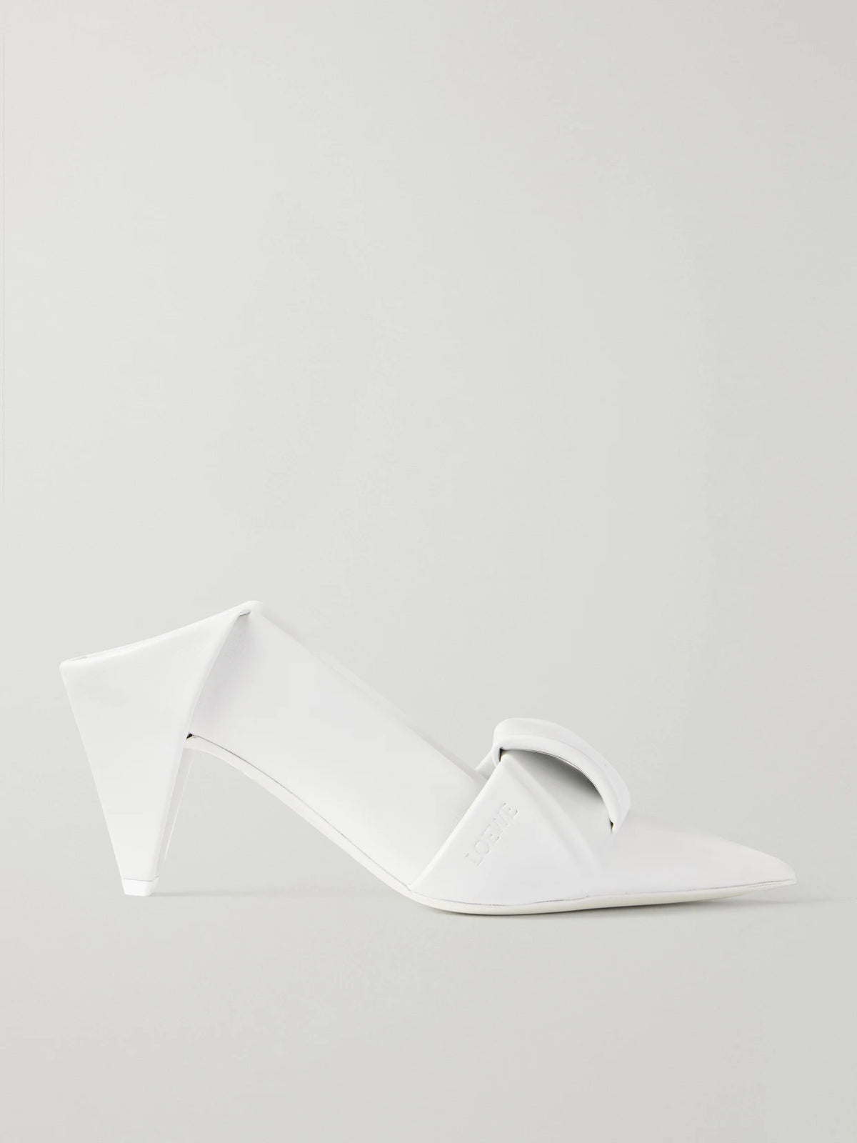 Origami Leather Pumps