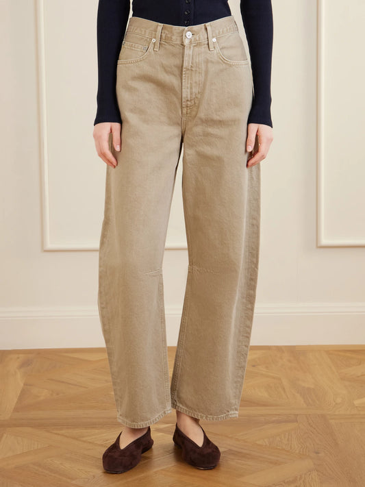 Miro Mid-rise Barrel-leg Jeans