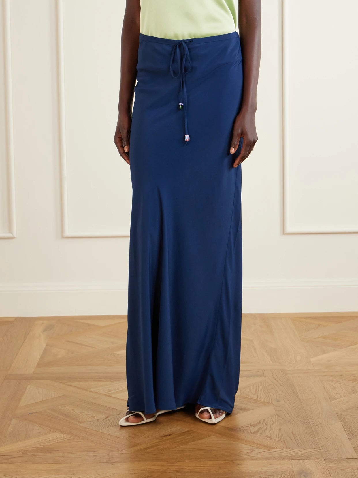 Emily Satin Maxi Skirt