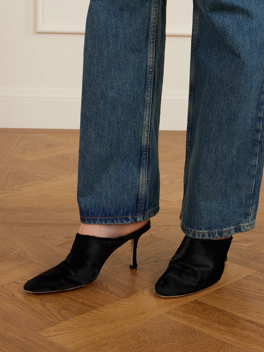 Elipse Calf Hair Mules