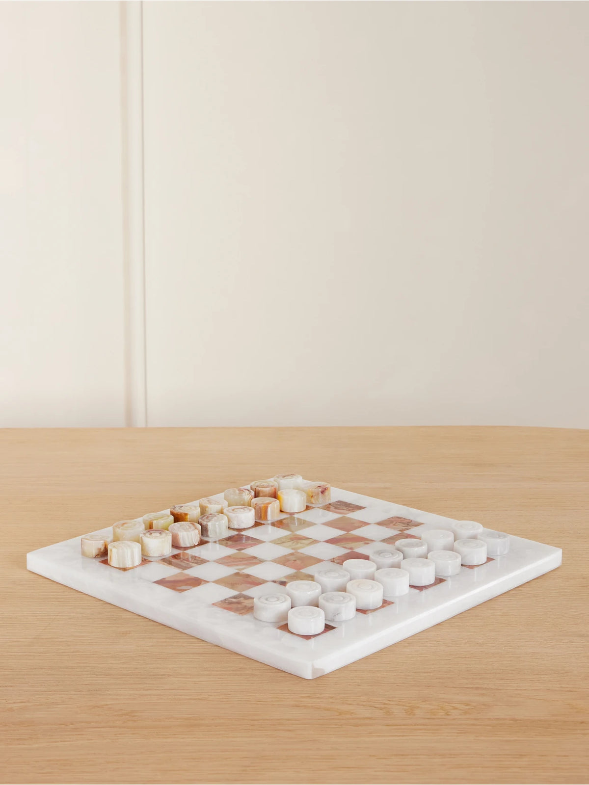 Onyx Checkers Set