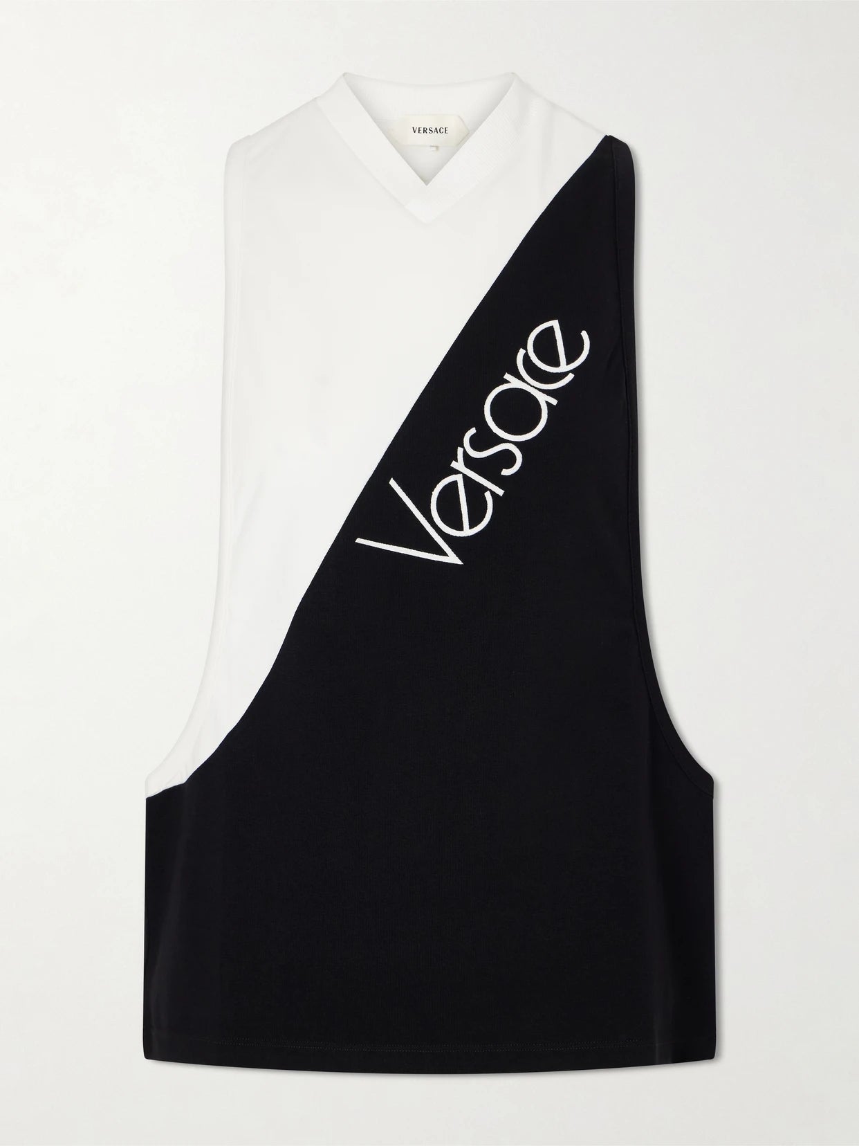 Logo-intarsia Stretch Cotton-jersey Tank