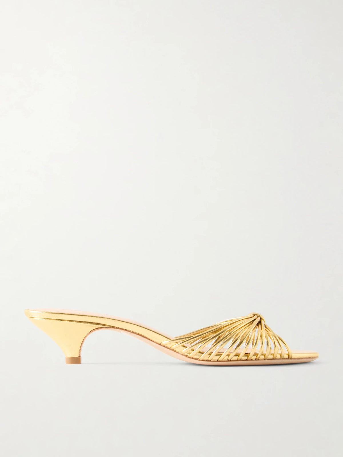 Dixie 40 Metallic Leather Mules