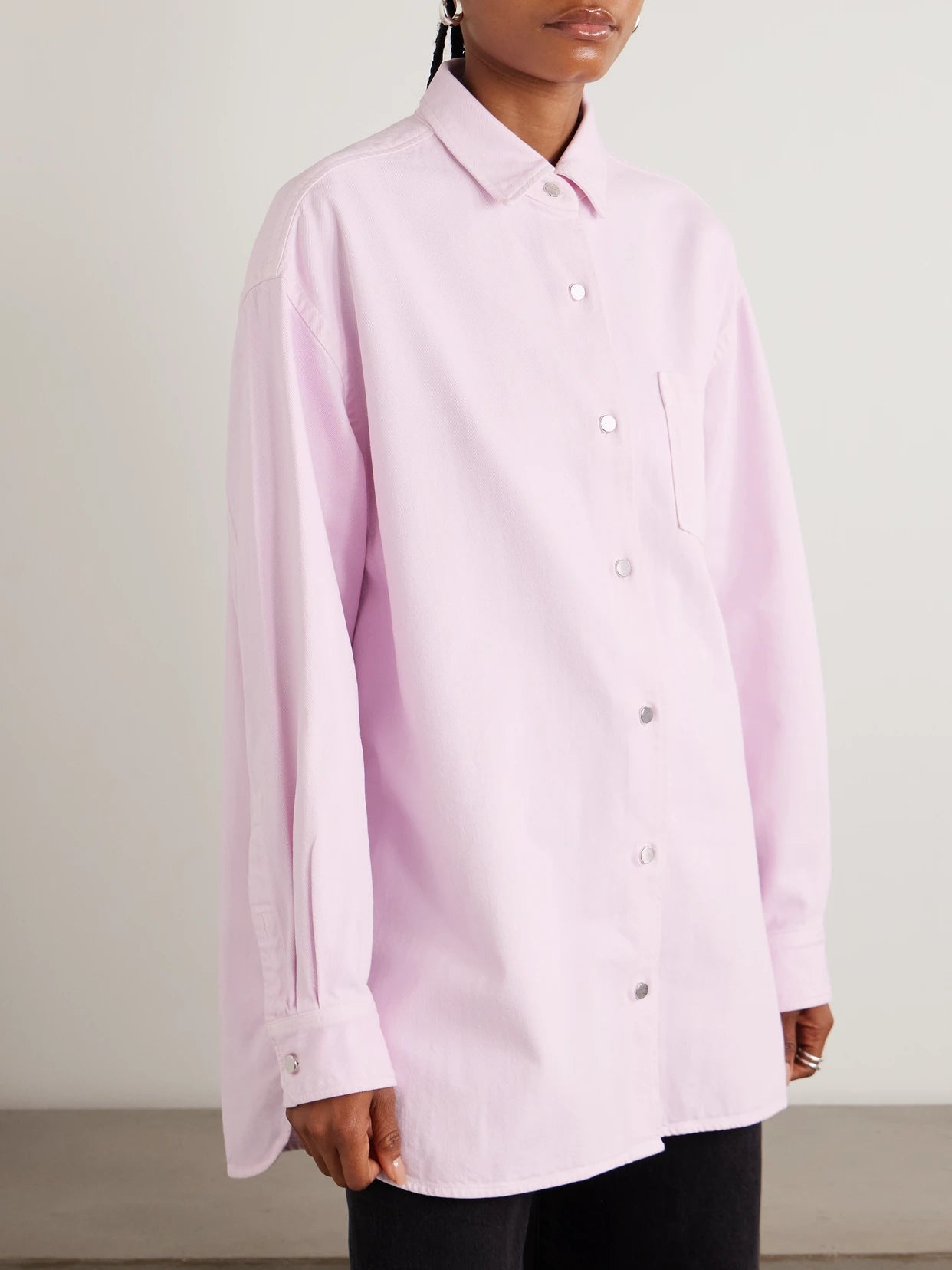 + Maria Mcmanus Oversized Organic Denim Shirt