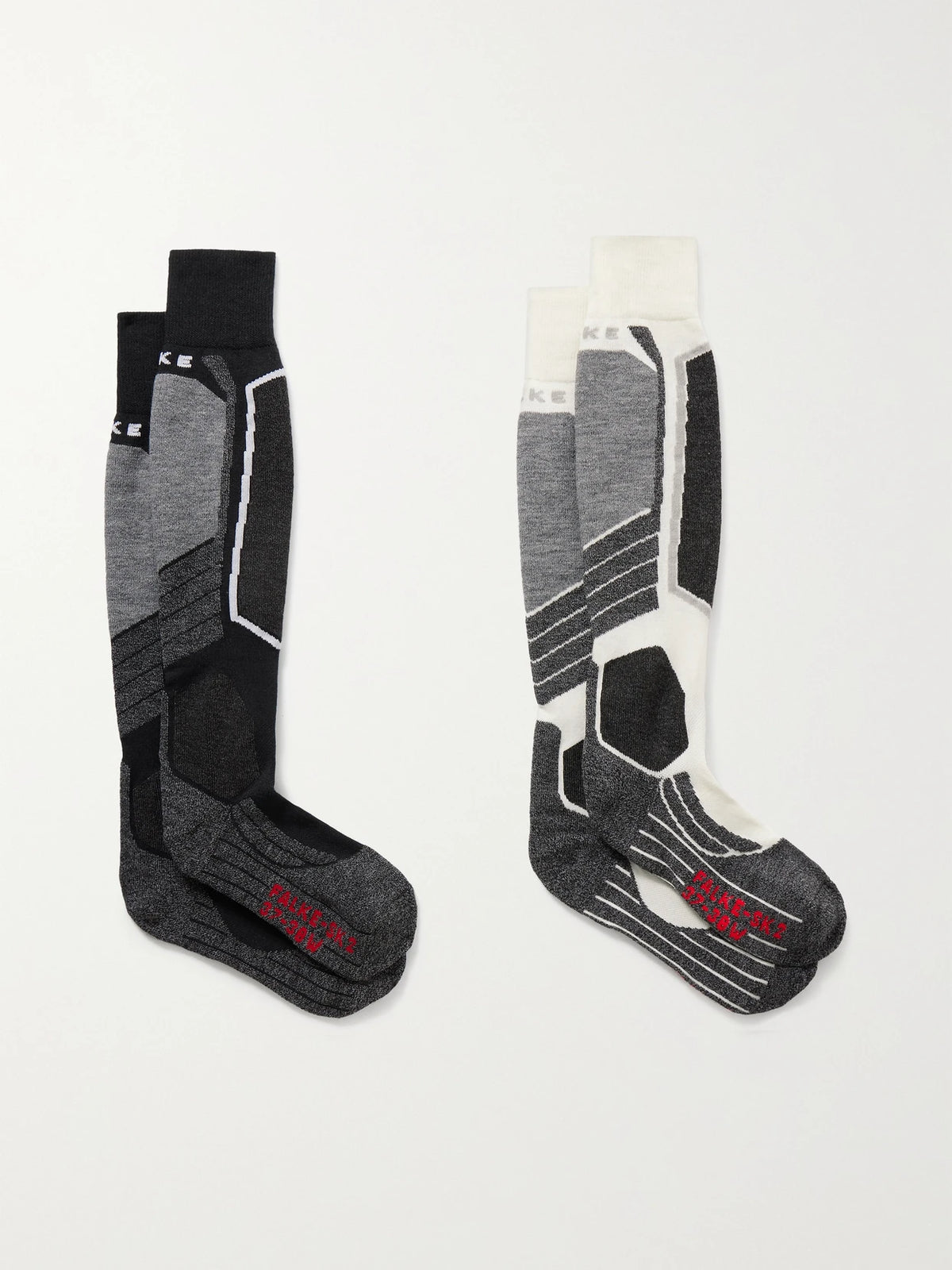 Sk2 Set Of Two Jacquard-knit Ski Socks