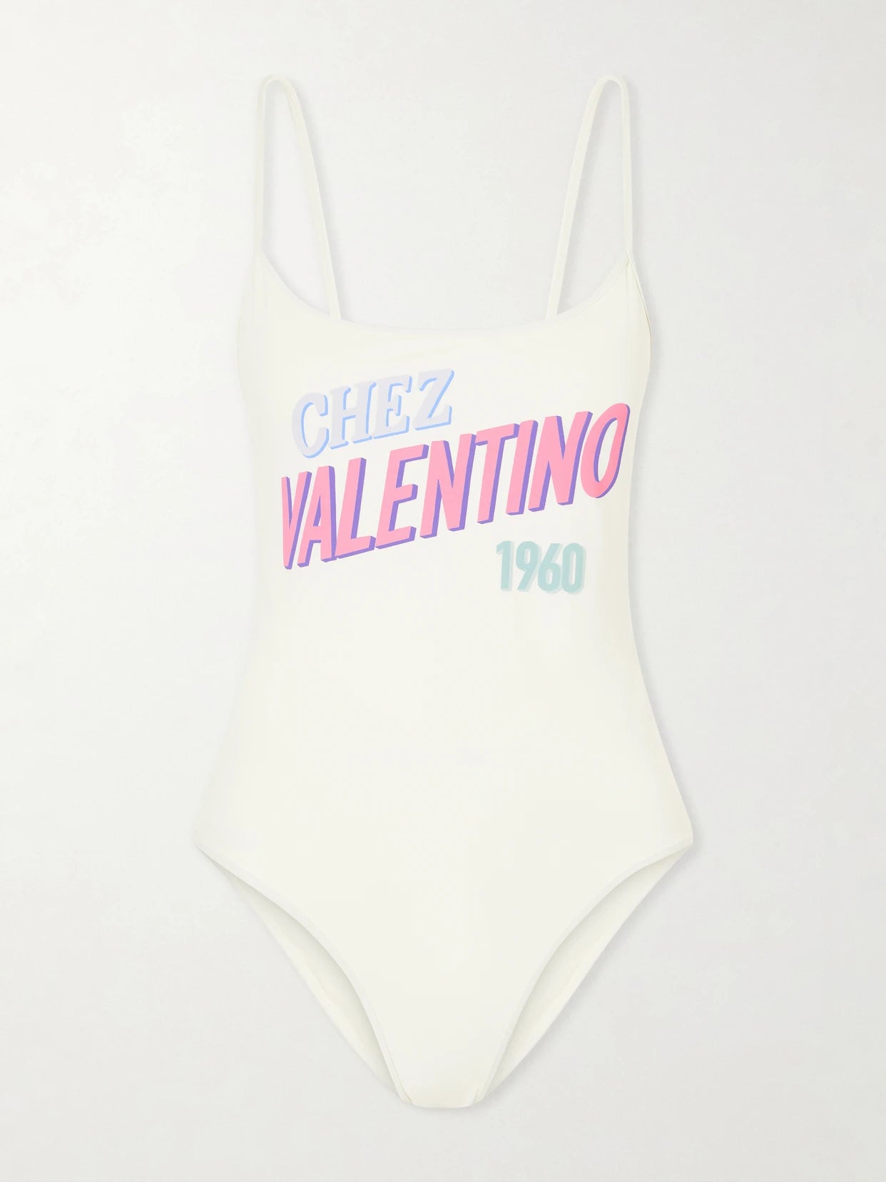 Logo Print Swimsuit