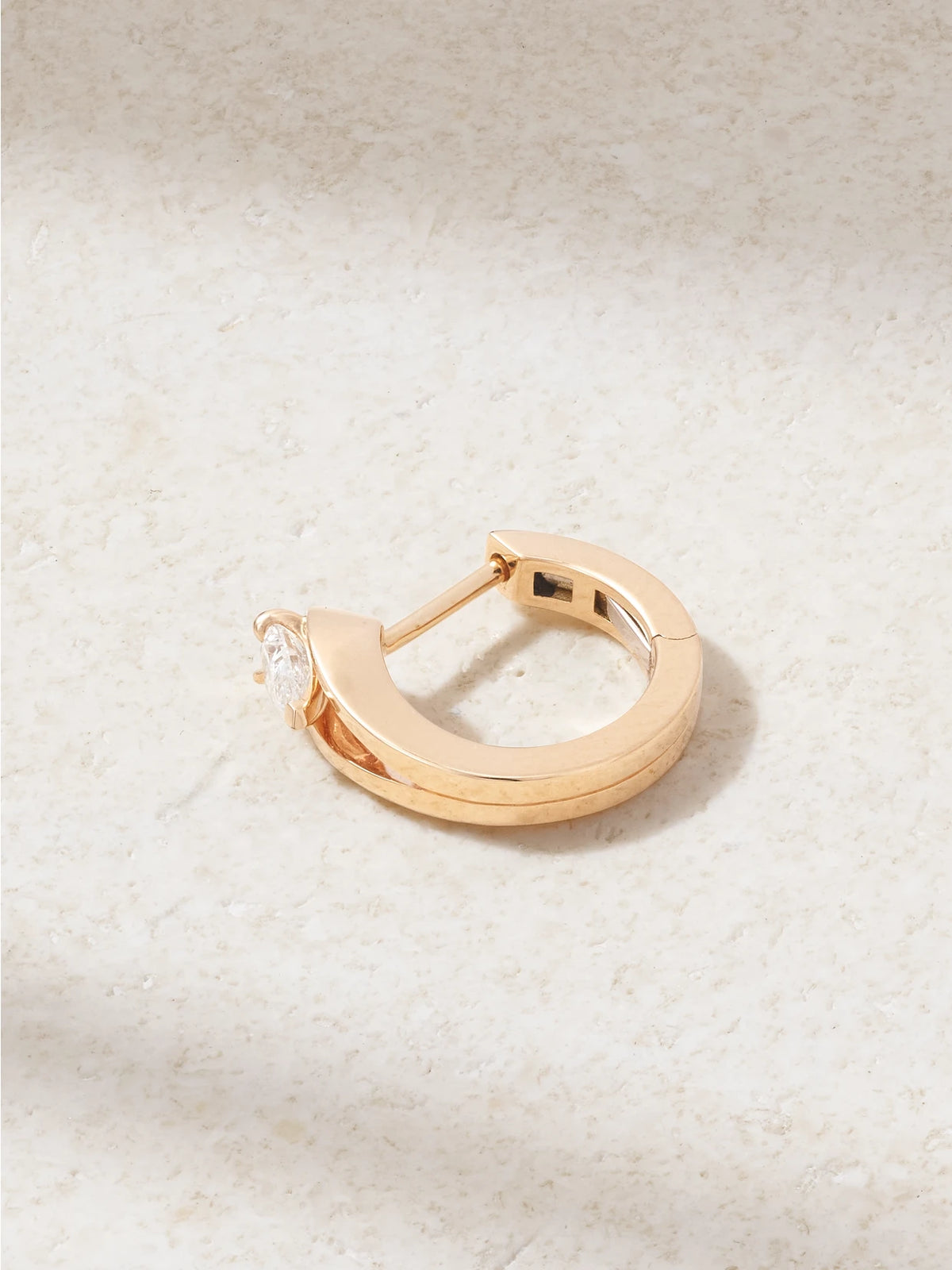 Serti Inversé 18-karat Rose Gold Diamond Single Earring