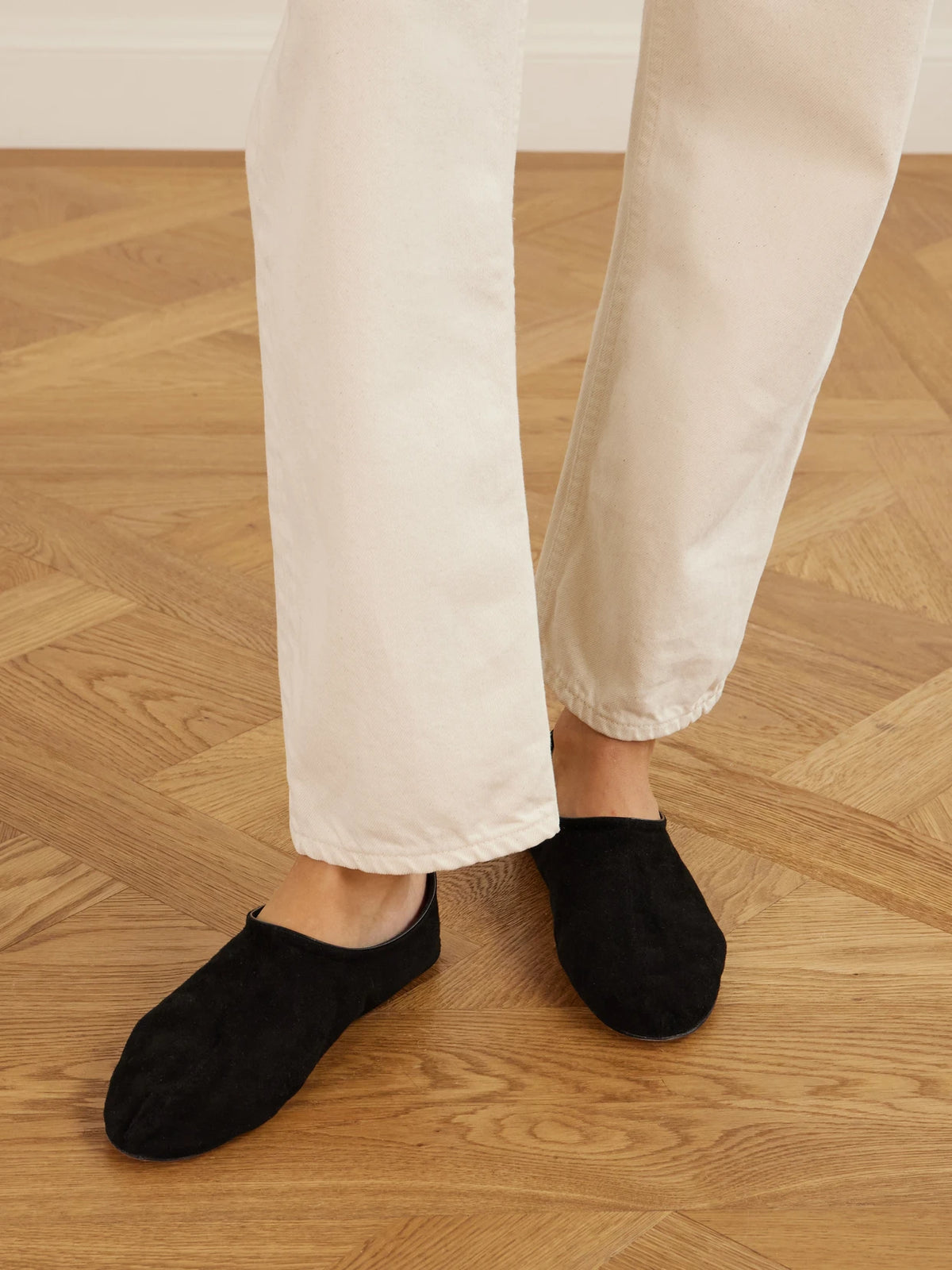 The Row Stellene Suede Flats