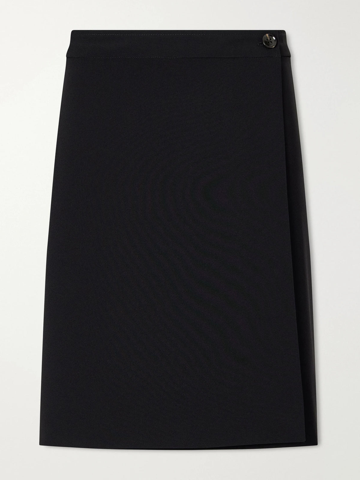 LESET Arielle Wrap Crepe Knee-length Skirt