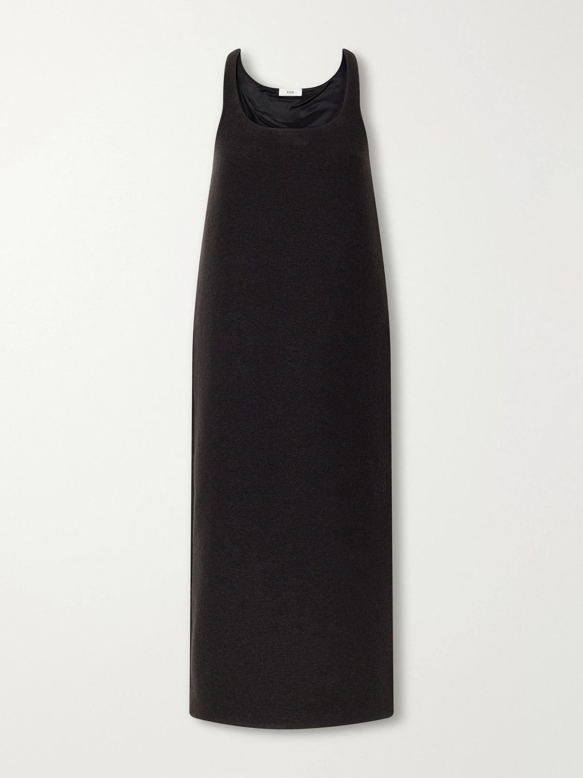 RIER Walker Felted Wool-fleece Midi Dress