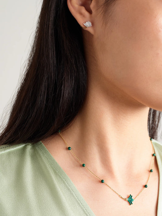 Image of Necklaces. Product name - 18-karat Gold Diamond Jewelry Set in Multi colour by brand - L'Atelier Nawbar