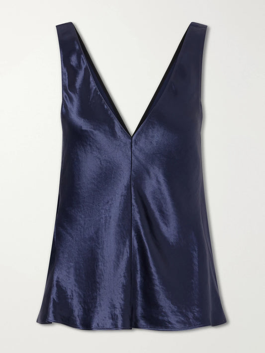 Maria McManus Draped Satin Cami