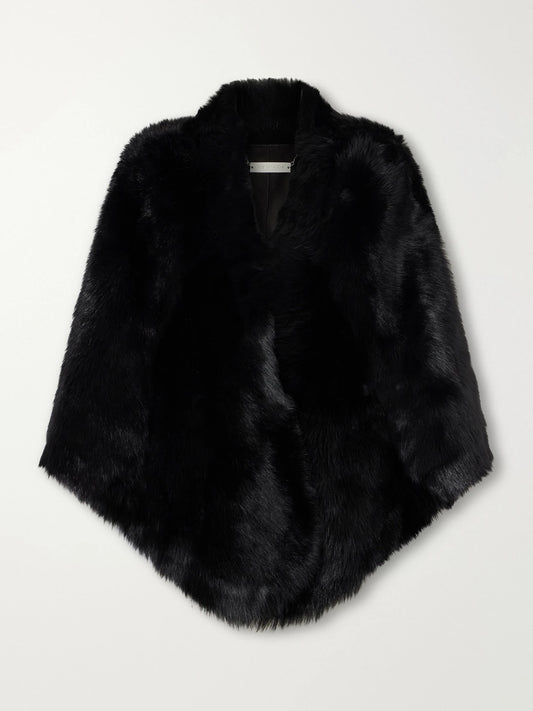 Nour Hammour Olympe Shearling Scarf