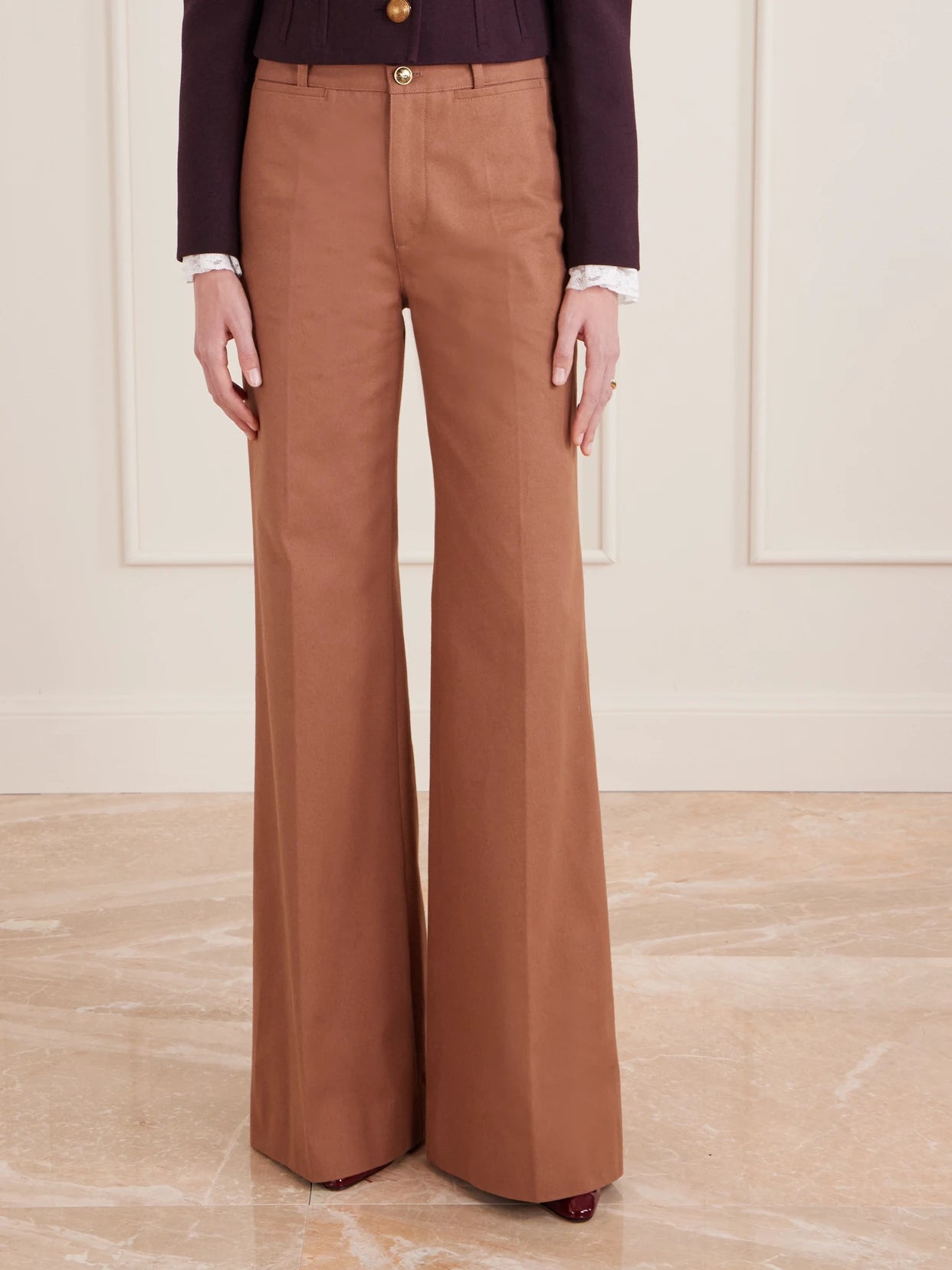 Organic Cotton Wide-leg Pants