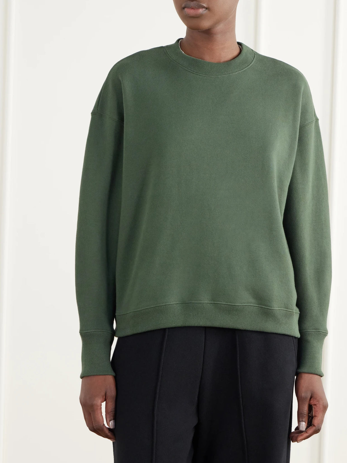 Jamie Haller The Baggy Crew French Cotton-terry Sweatshirt