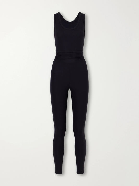 Eres Nellie Ruched Ribbed Stretch-jersey Jumpsuit