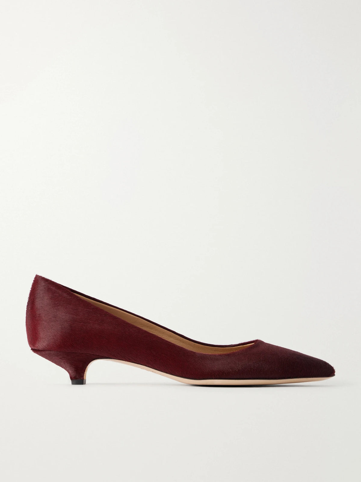 Jamie Haller The Kitty Point 30 Calf-hair Pumps