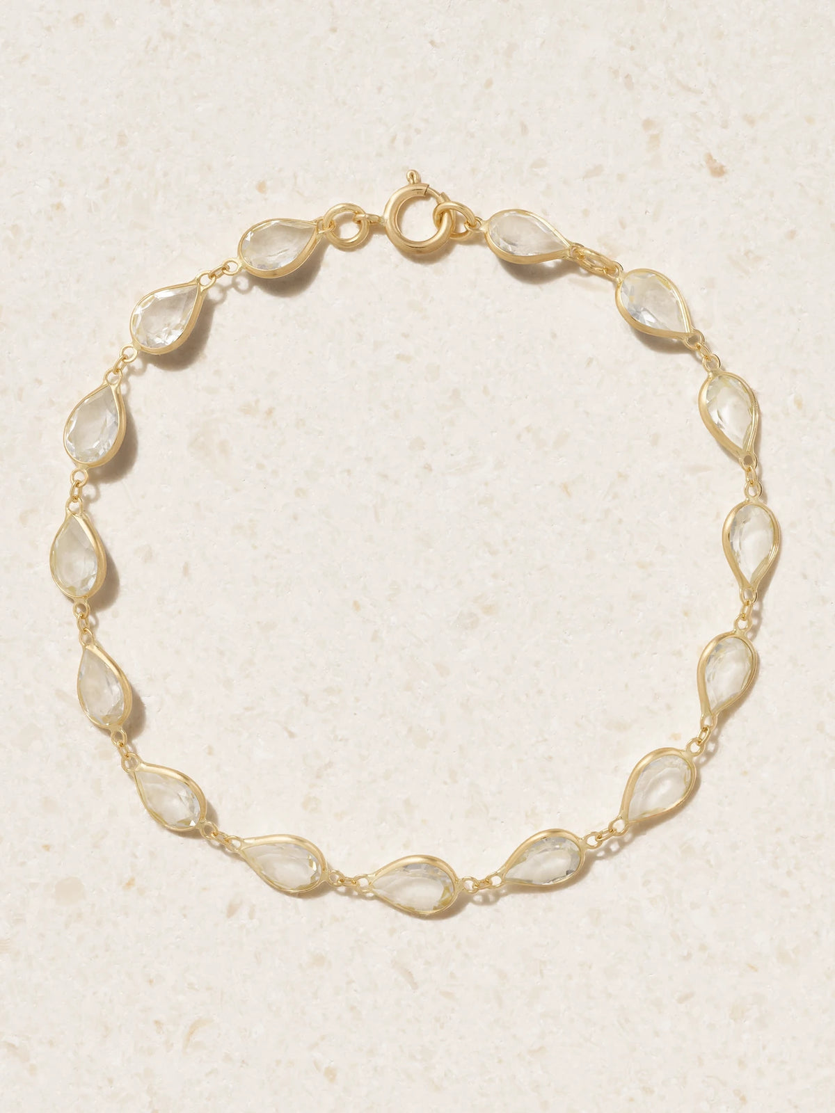 Chakra Gold Topaz Bracelet