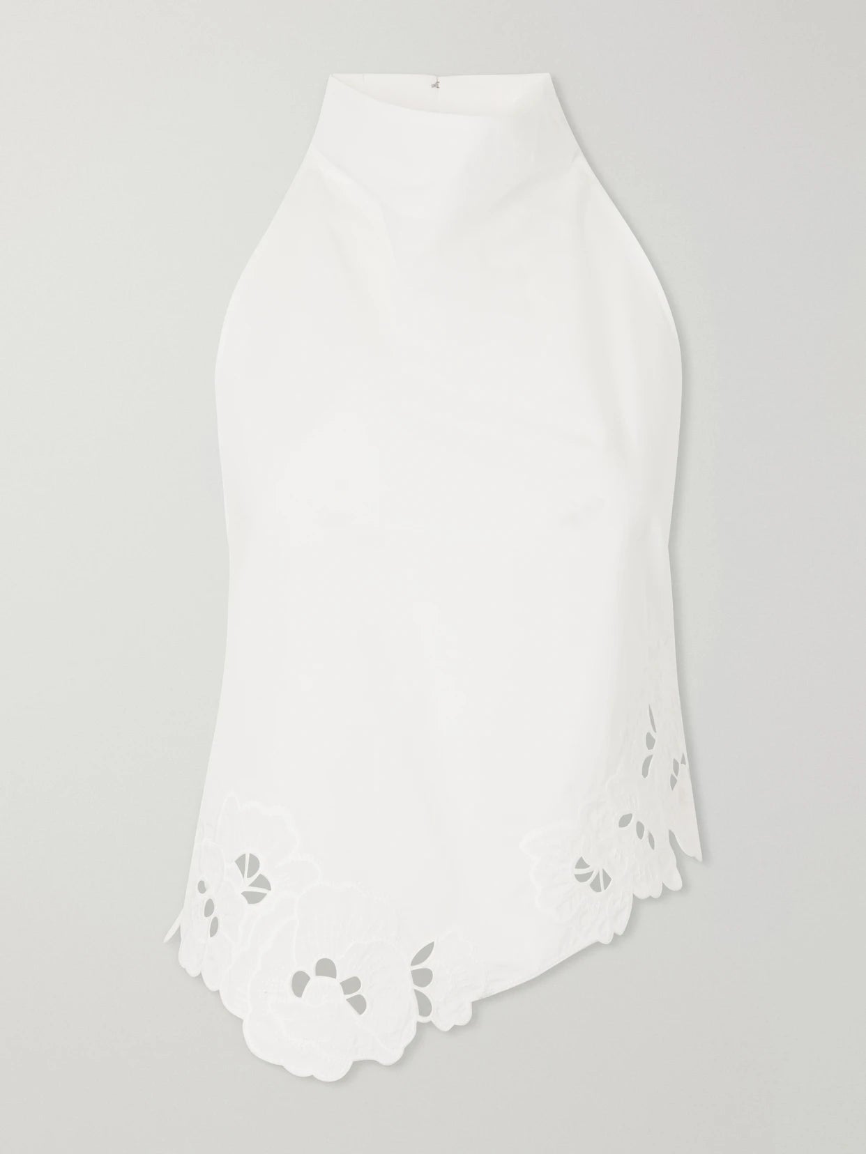 Klara Broderie Anglaise Cotton Turtleneck Top