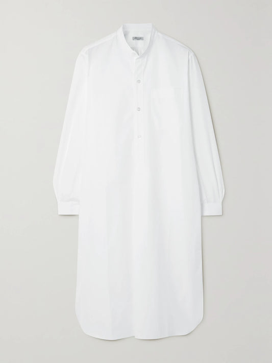 Elysee Oversized Cotton-poplin Nightdress