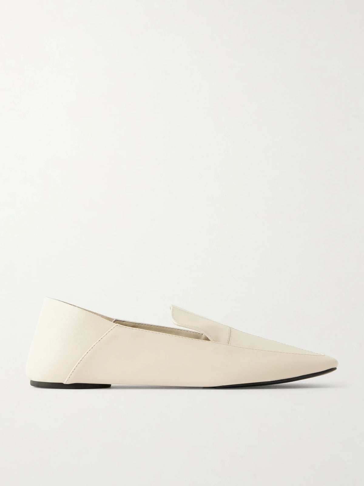 Minimal Flat Leather Loafer