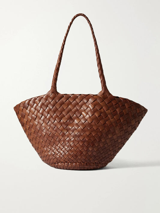 Dragon Diffusion Egola Woven Leather Tote