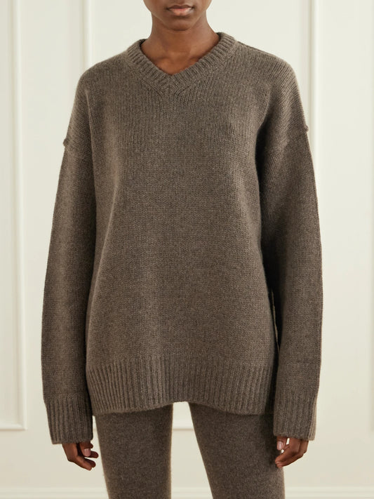 Nour Hammour Jude Oversized Cashmere And Wool-blend Sweater