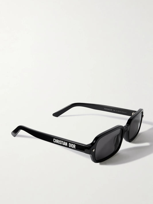 Diorpacific S3i Rectangular-frame Acetate Sunglasses