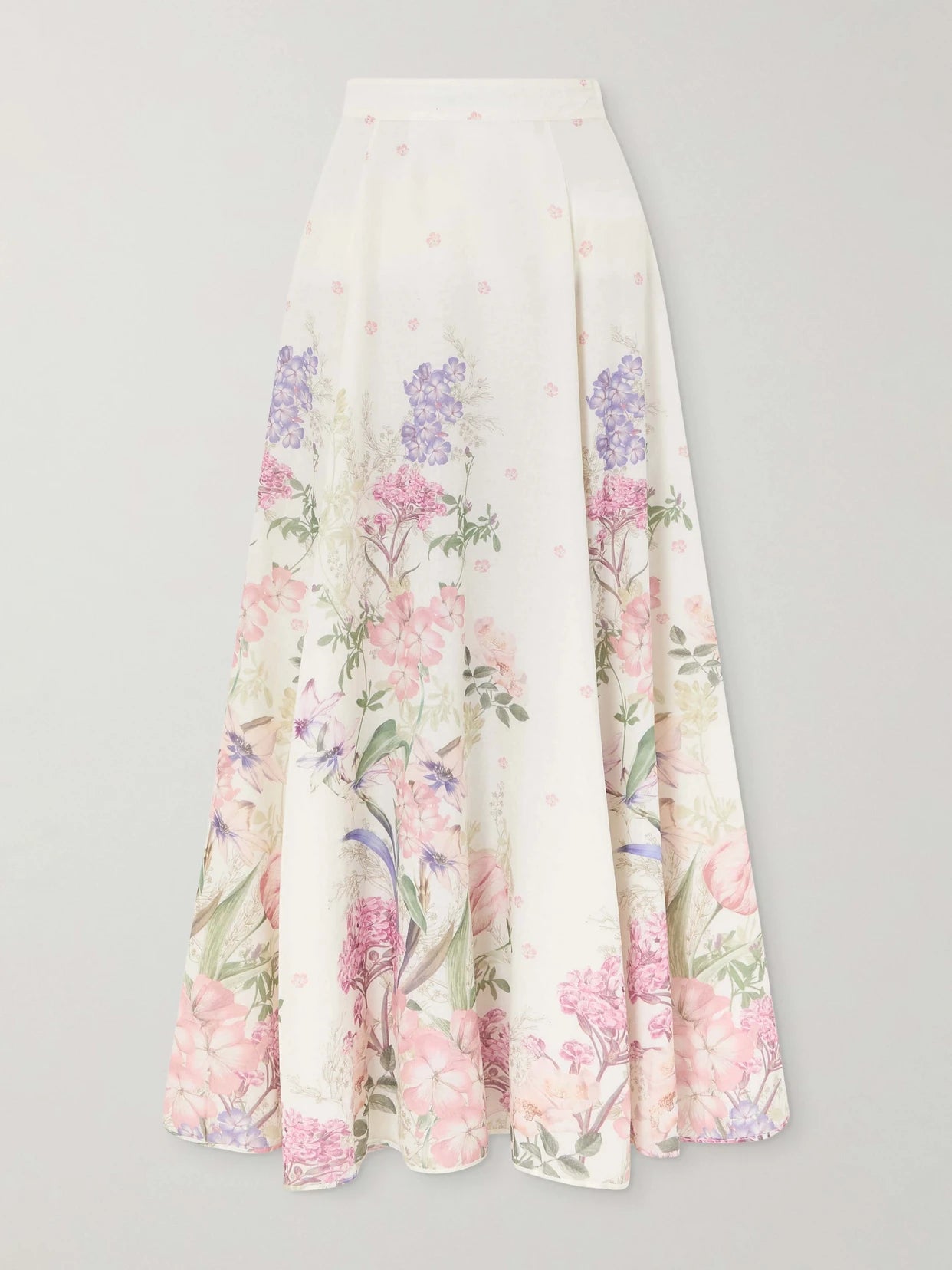 Ventine Floral-print Cotton-blend Maxi Skirt