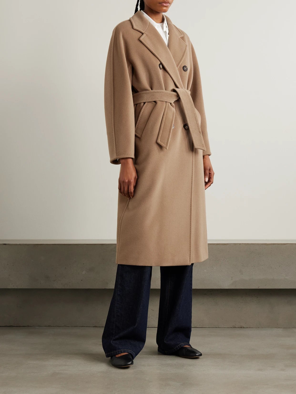Madame 101801 Icon Double-breasted Wool And Cashmere-blend Coat