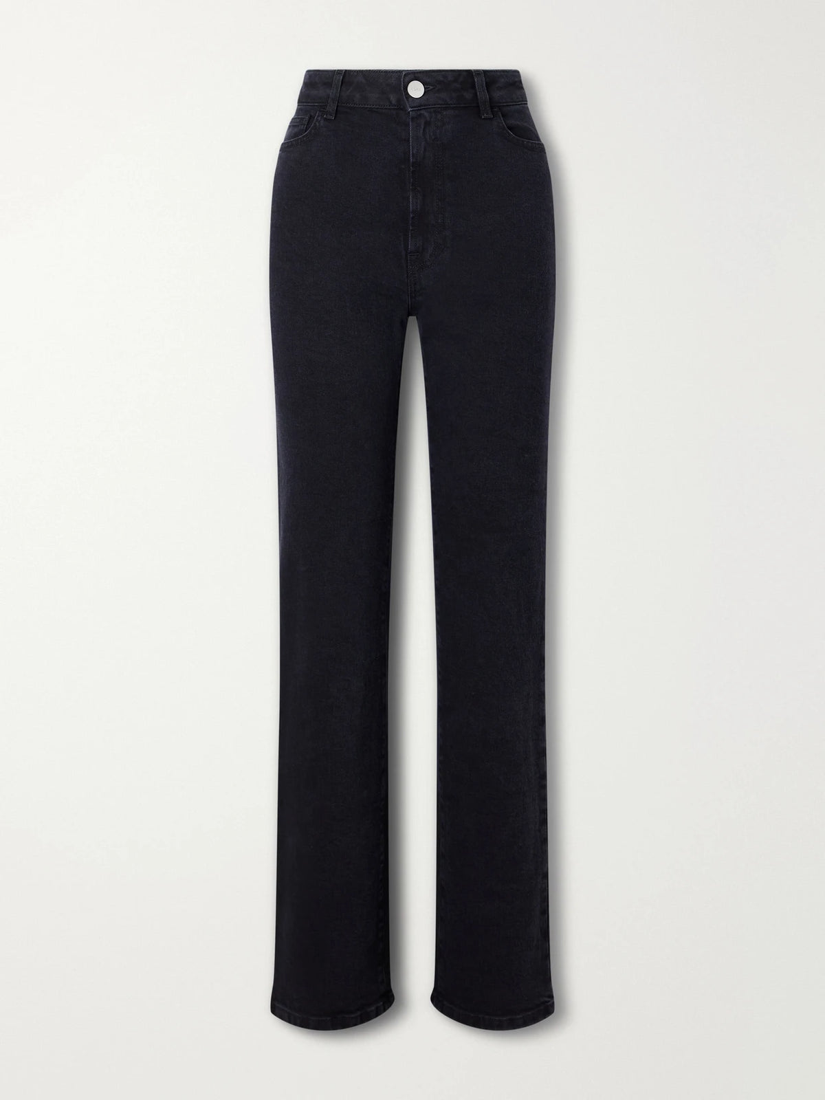 RÓHE Lino Stretch High-rise Straight-leg Jeans