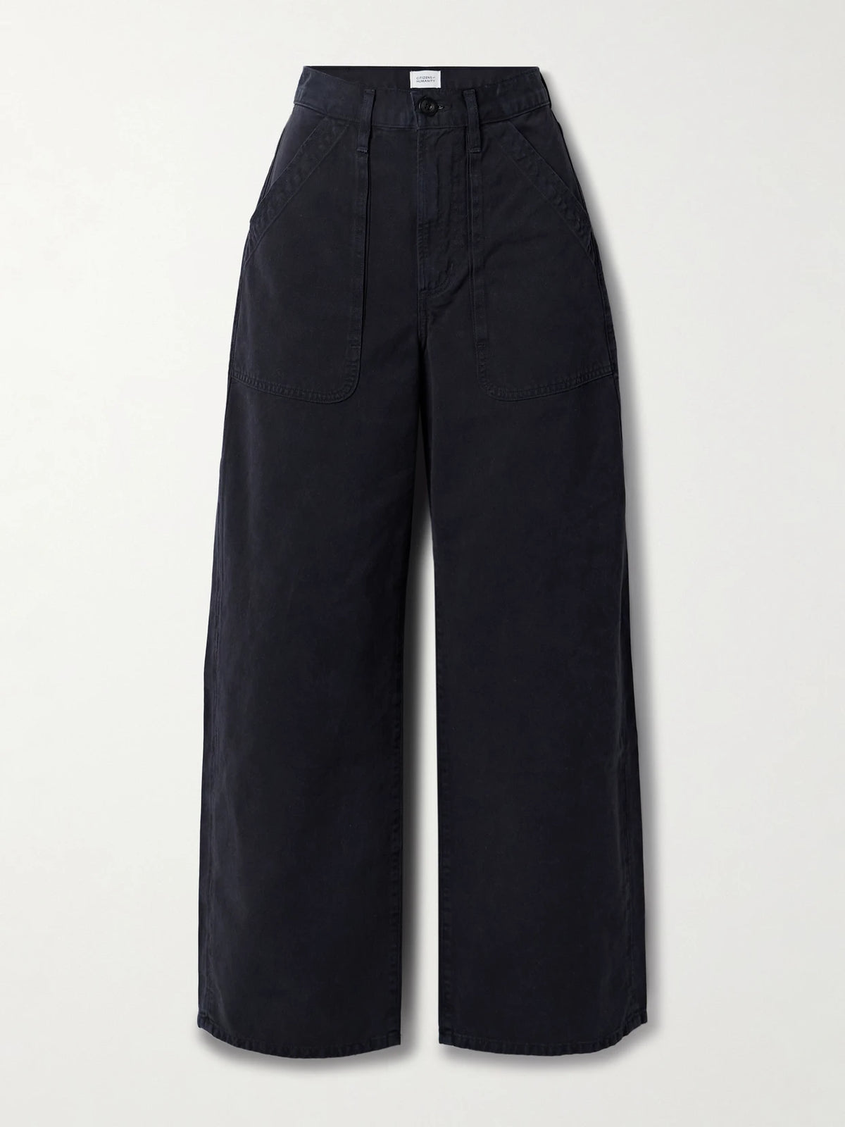 Ayla Cargo High-rise Wide-leg Jeans