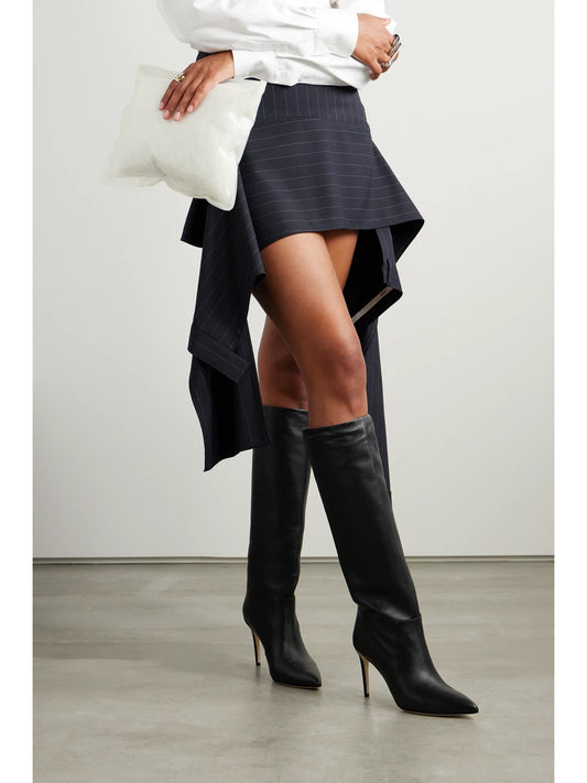 Paris Texas Stiletto 85 Leather Knee Boots