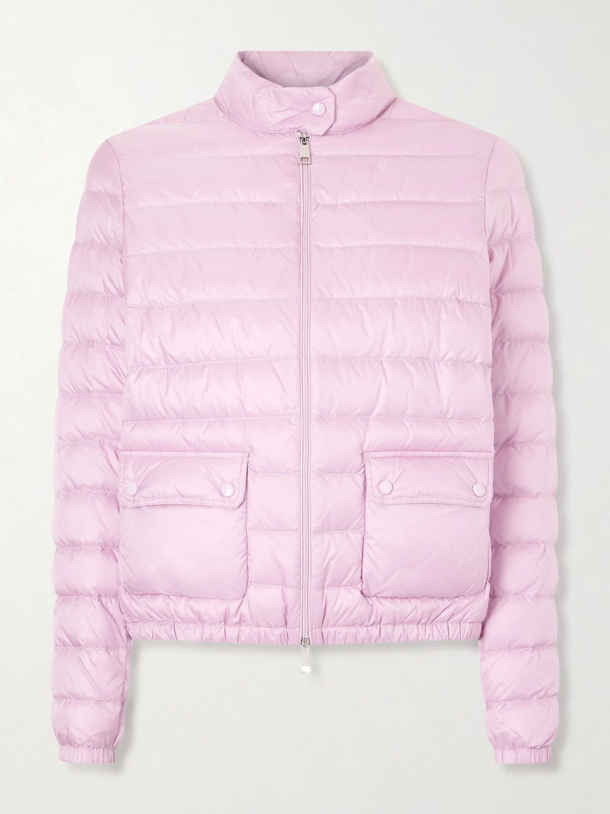 Image of Coats & Jackets. Product name - Lans Down Jacket in Baby pink colour by brand - Moncler
